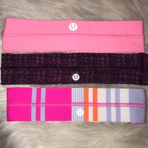 3 Lululemon Headbands